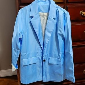 Baby blue blazer